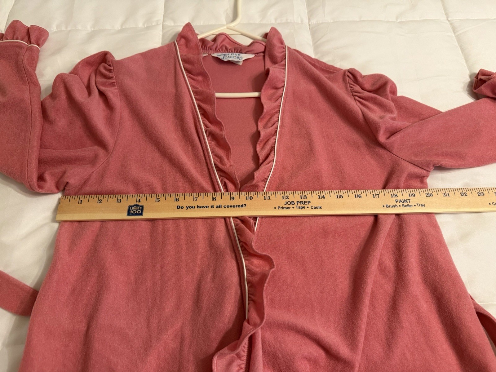 Cotillion Berkleigh Vintage Ruffled House Robe 70’s Sz 13 Cottagecore Prairie