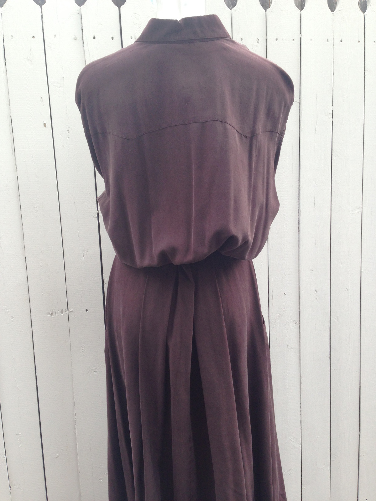 GO SILK L’Zinger ’90 Bergdorf Goodman On the Main Shirtdress Blouson Dress Pckts