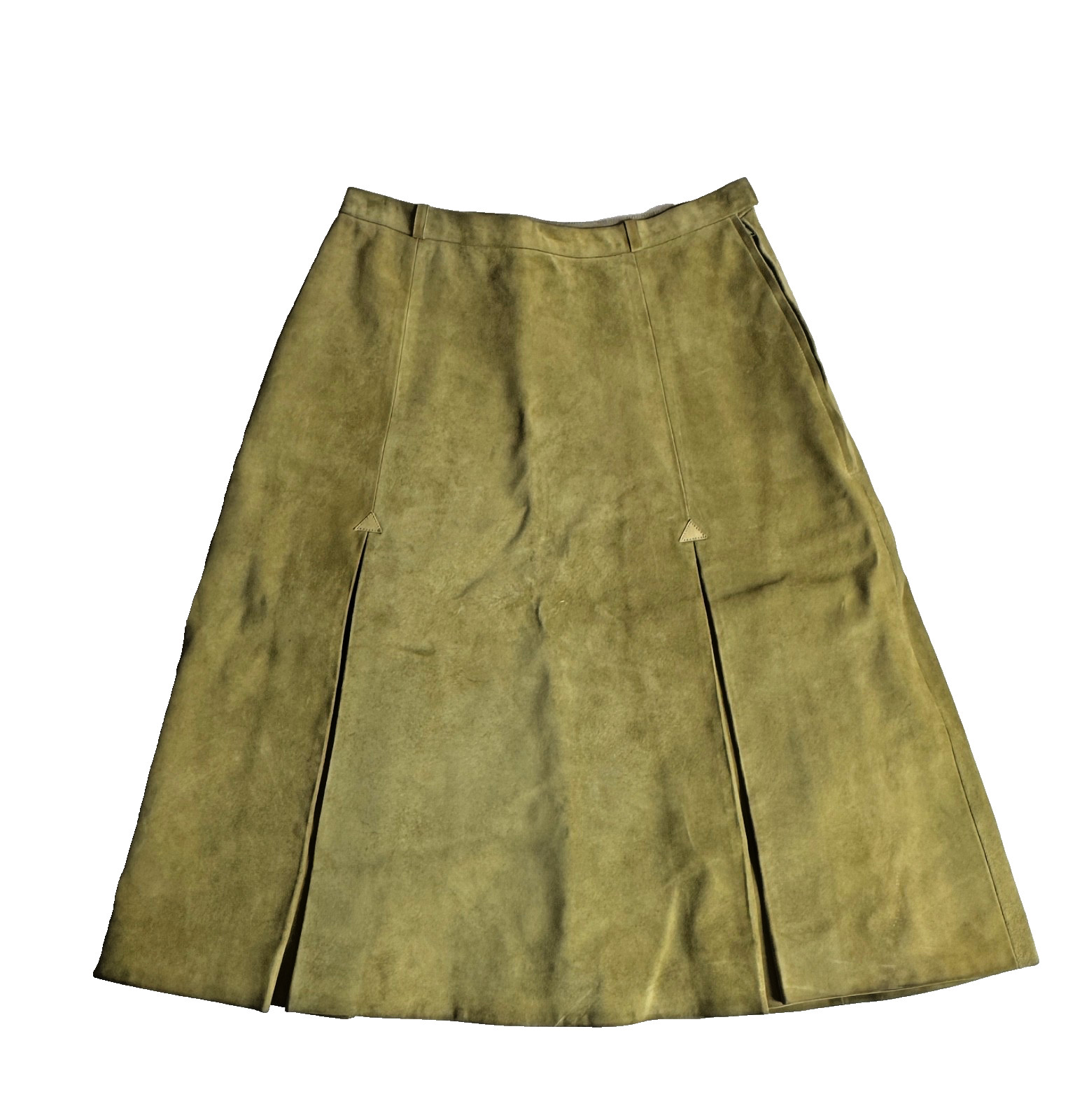 vintage Gucci suede leather skirt