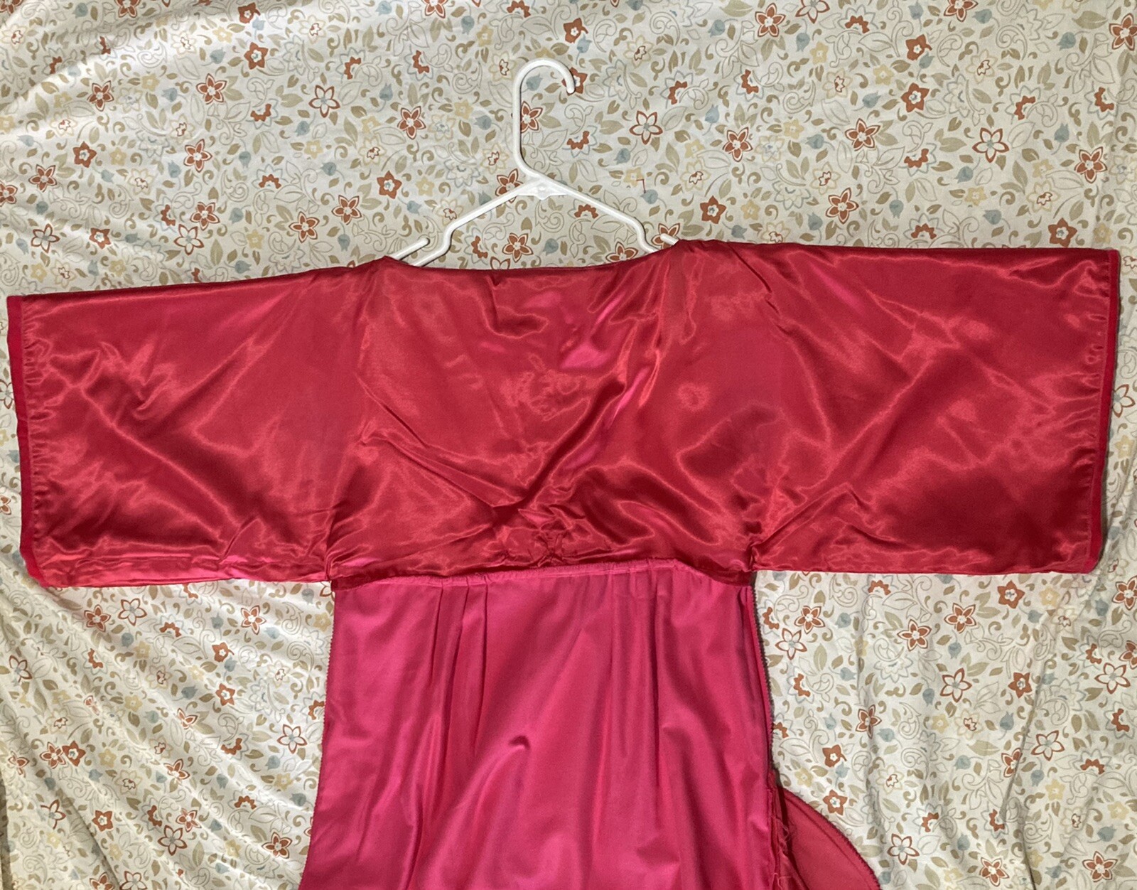 Vintage Timely Fashions More Chicago Pink Velvet Sabrina Neck Dress For Costume