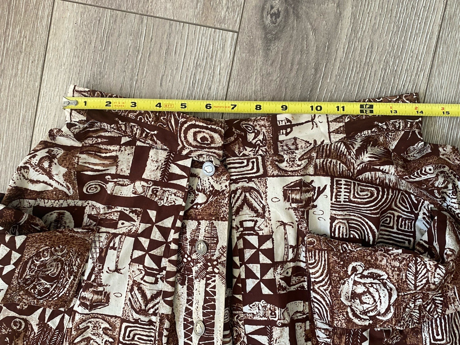 Vtg 50s 60s The Kahala Hawaiian Skirt With Pockets Made In Honolulu Hawaii