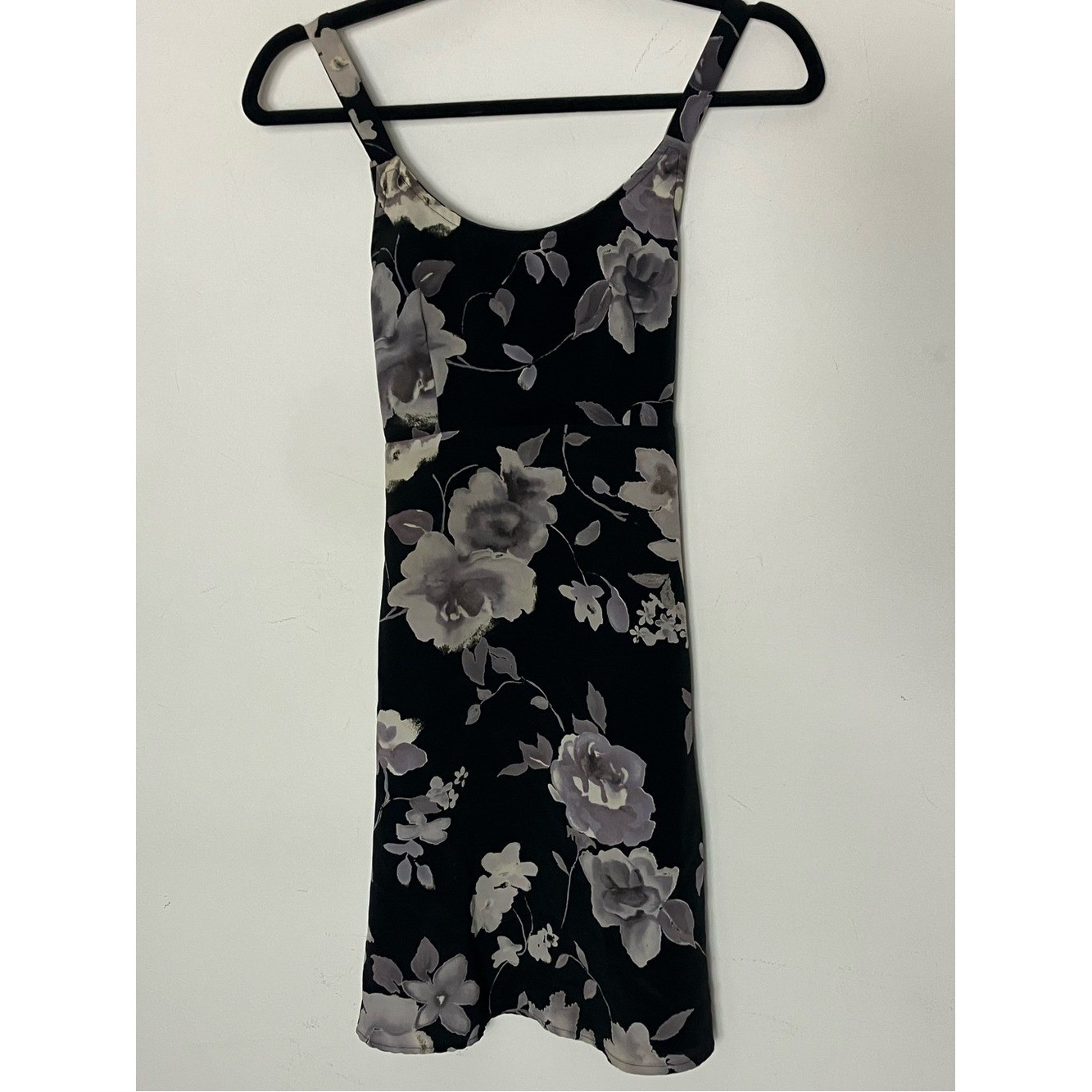 Vintage 90s Joule floral roses mini dress with tie back small