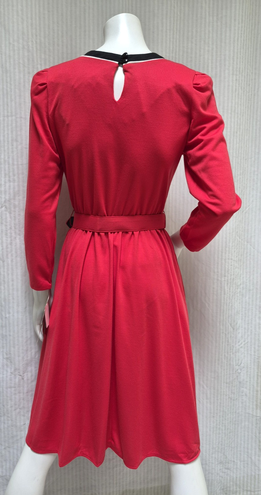 NWT Vintage 1980s TABBY CALIFORNIA Red Dress with BELT – Size M