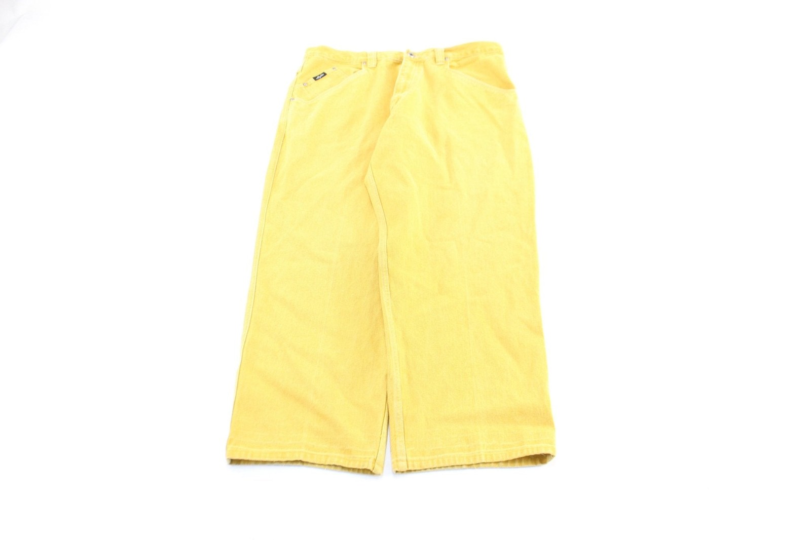 Karl Kani Yellow Wash Denim Jeans