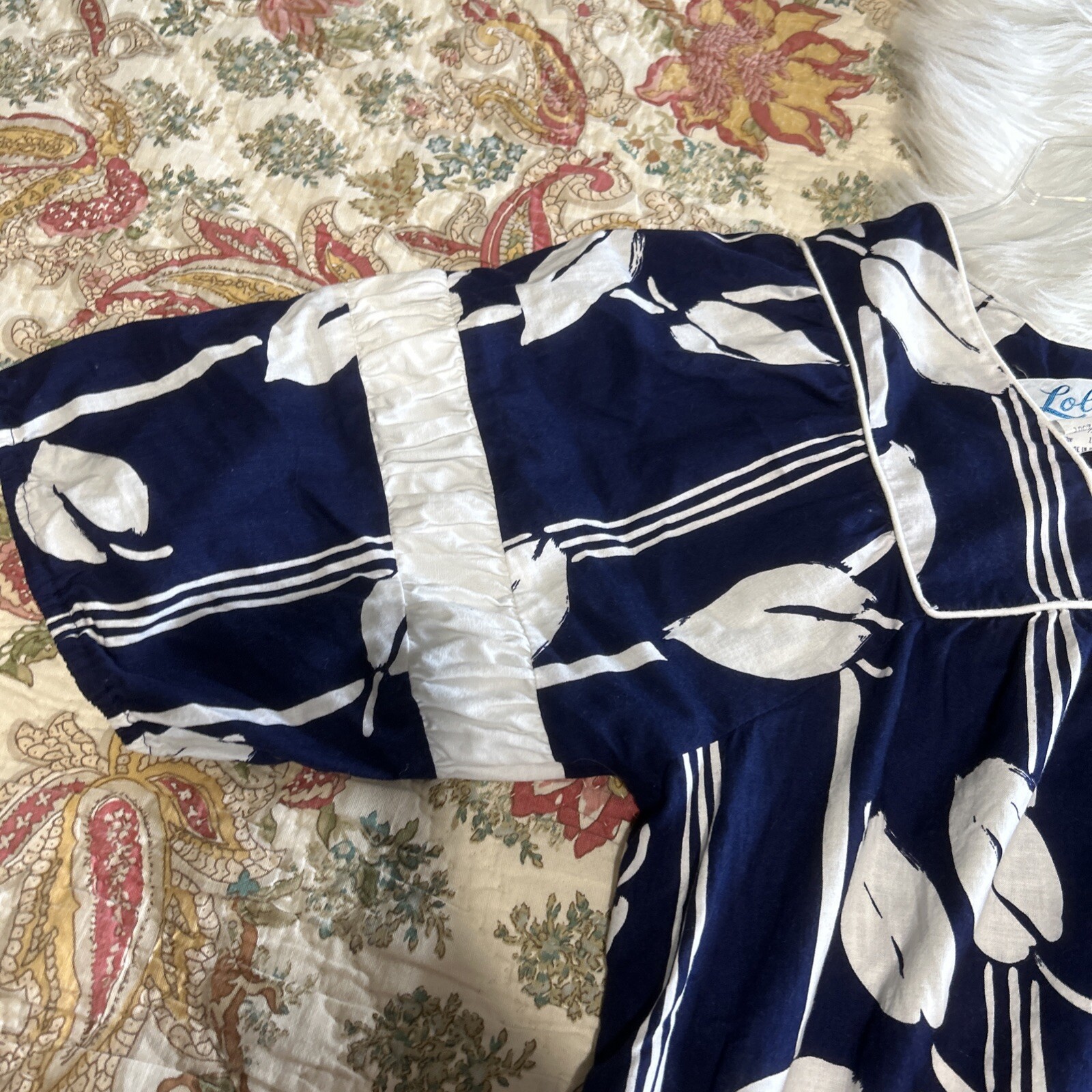 Vintage Lola Hawaii Tierd Maxi Dress With Balllon Sleeves Sz 16 Tall ,Pockets