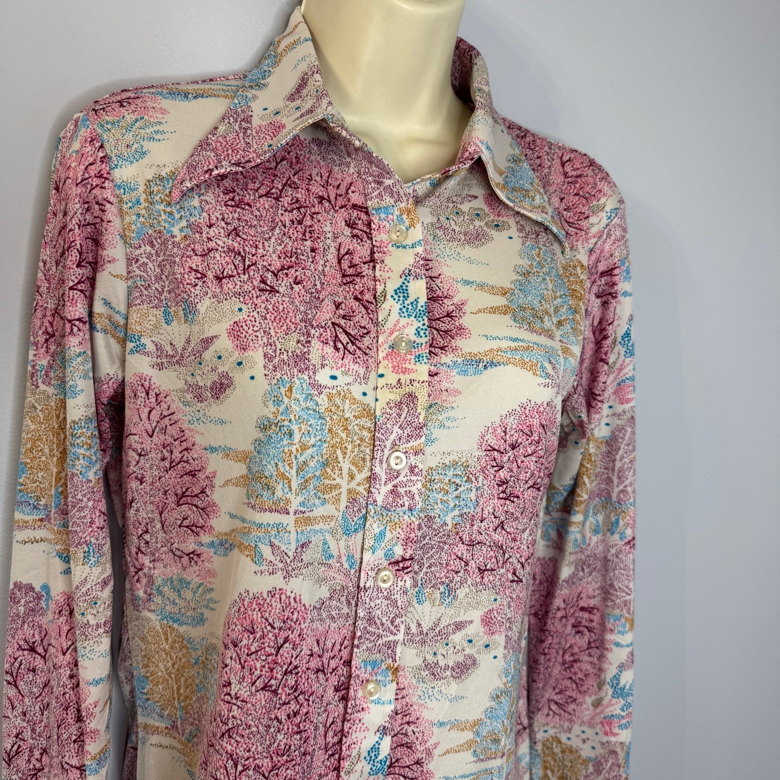 Helen Sue Vintage 80’s Button Down Pointed Collar Women’s L