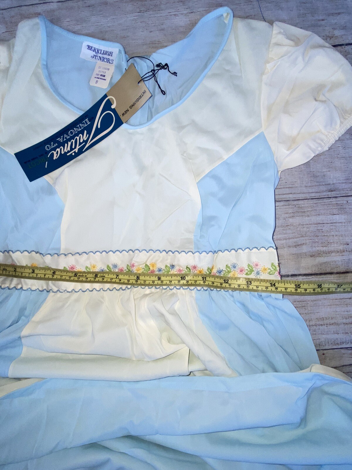Vintage Berkleigh Junior Nightgown Womens Juniors 9 New With Tags Cottagecore