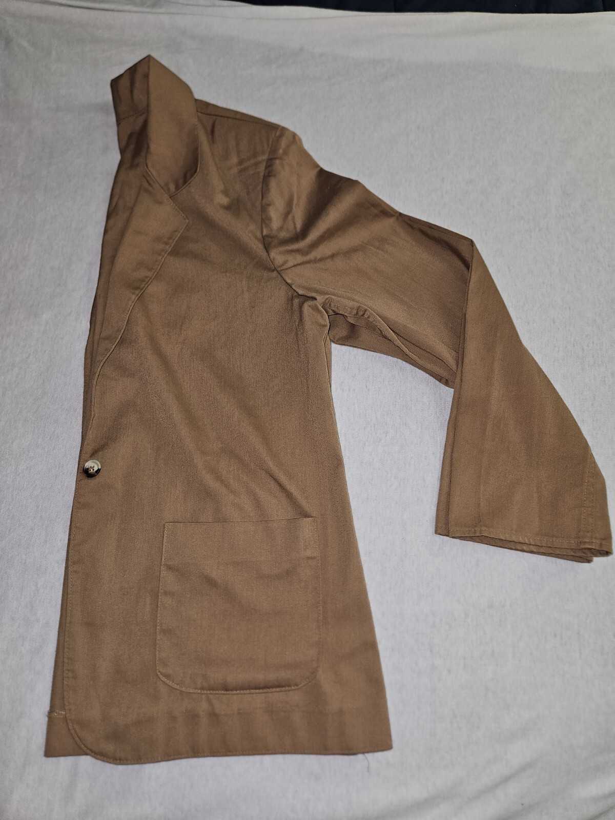 Jantzen Women Single Button Blazer Sz 16 Brown Suit Jacket Career Timeless Retro