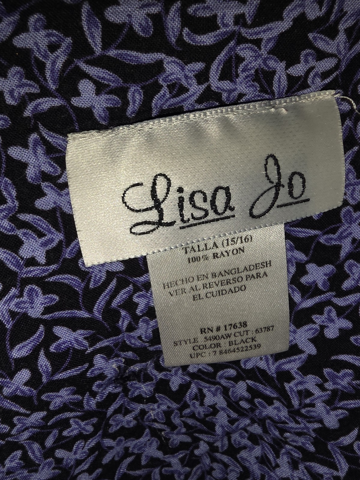 vintage 1990s Lisa Jo floral maxi dress size 15/16