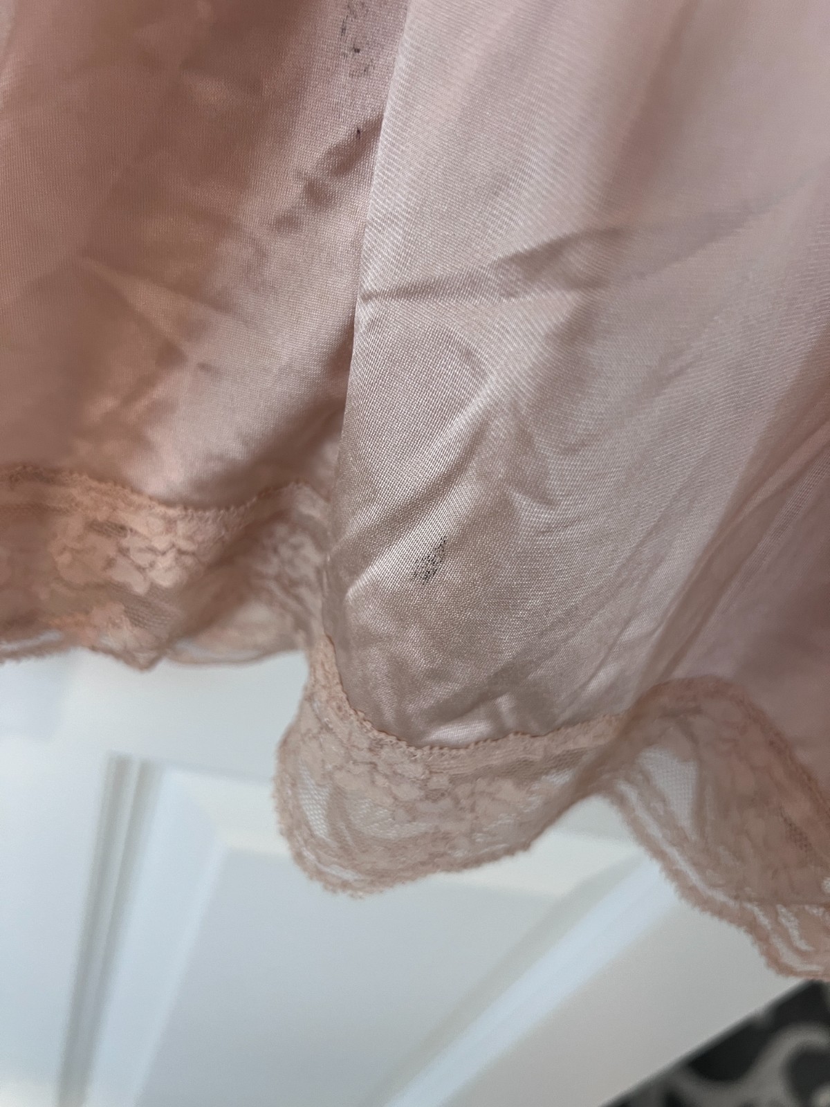 Olga ~ Women’s Slip / Nightgown ~ Lace Style ~ Beige ~ Size 36