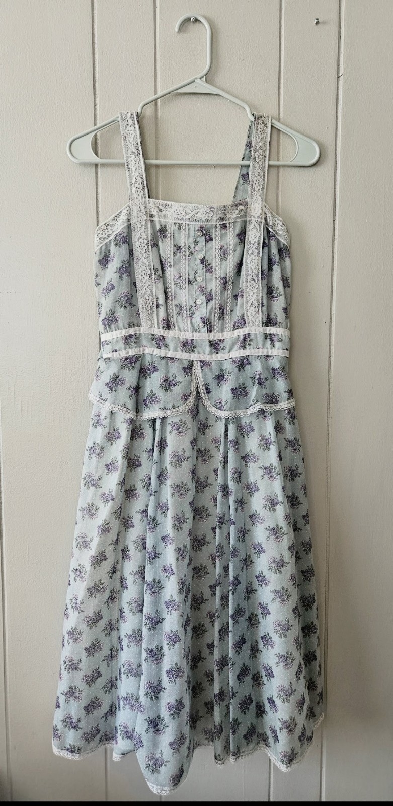 Vintage Gunne Sax by Jessica Prairie Dress Size 9 Great Condition