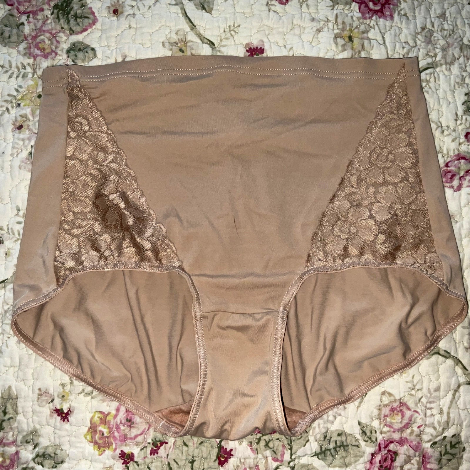 FLEXEES ShapeWear Pantie Style Girdle lace trim Medium