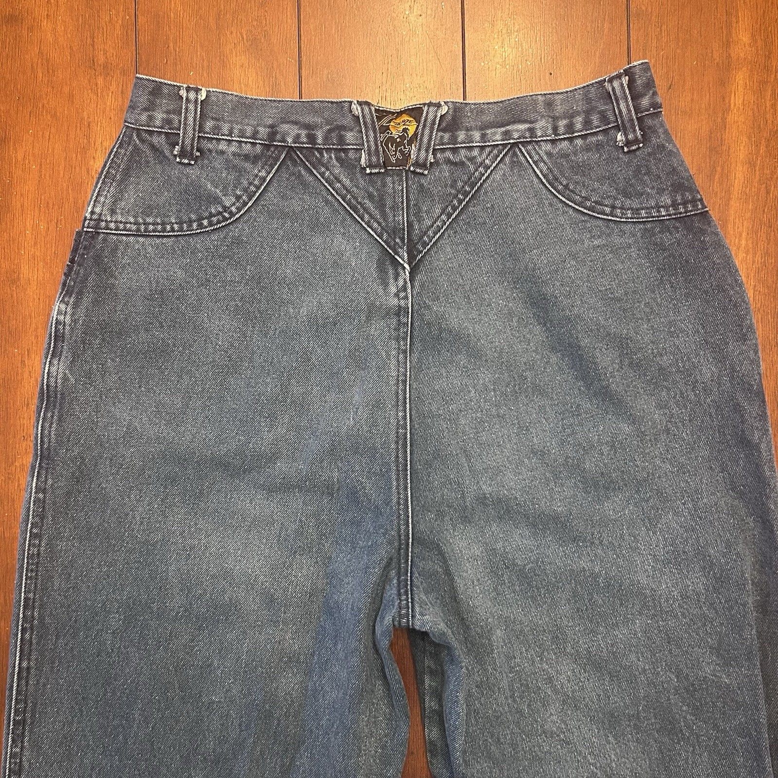 VTG Blaze Blue Bareback Jeans Rockies Rocky Mountain Jeans High-rise Size 11