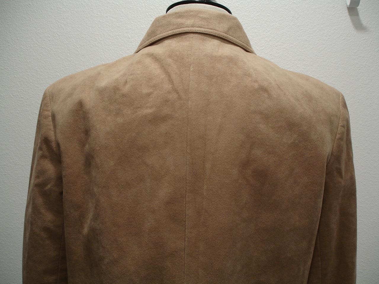 Women’s 12 Vtg 1970’s Count Romi Taupe Ultra-Suede Suit Jacket Blazer Sport Coat