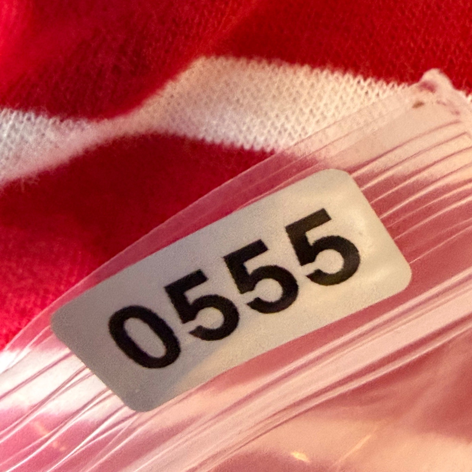 Vintage 2000s Red White Striped 100% Cotton Hollister Crew Neck Tee S