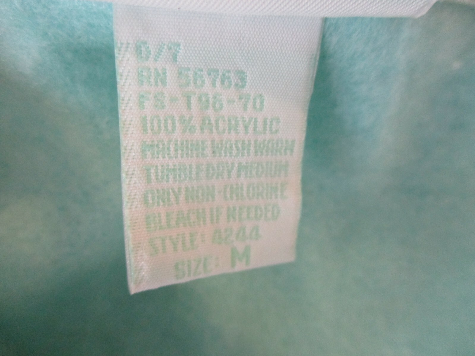 VTG 70’s Contemporary Casuals Sweatshirt Size Medium NWOT Knit Inset Collared