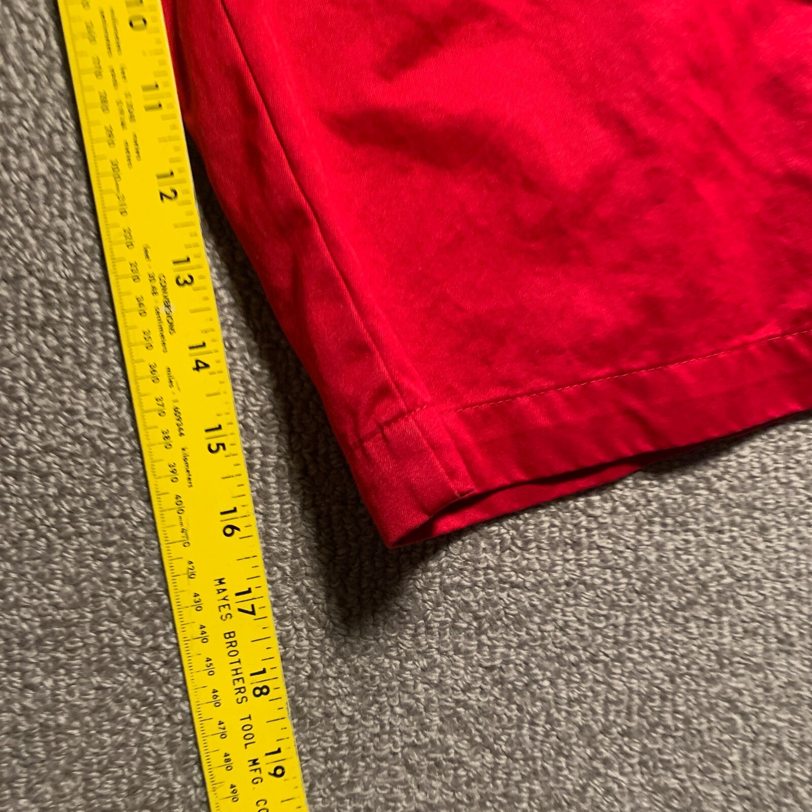 Vintage Liz Claiborne Lizsport Pants Women 4 Red Capri Pockets