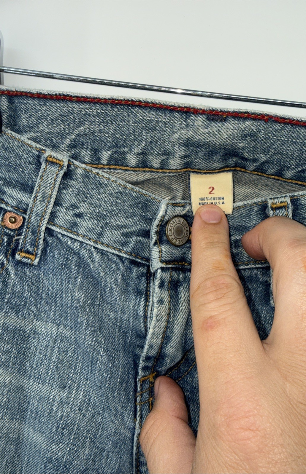 Abercrombie & Fitch Jeans Women’s Size 2 Made in USA Button Fly Flare