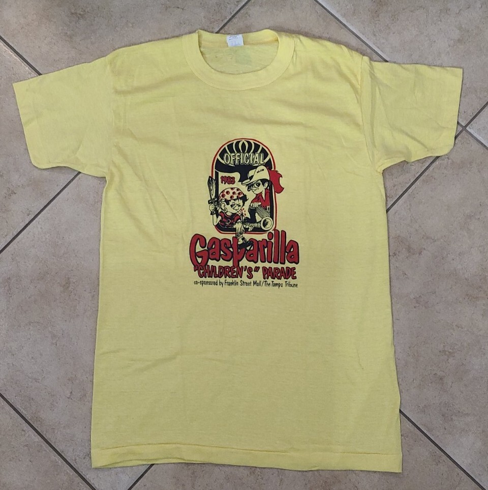 Vintage Gasparilla Children’s Parade Tampa Single Stitch Tee Shirt Large 1983 A