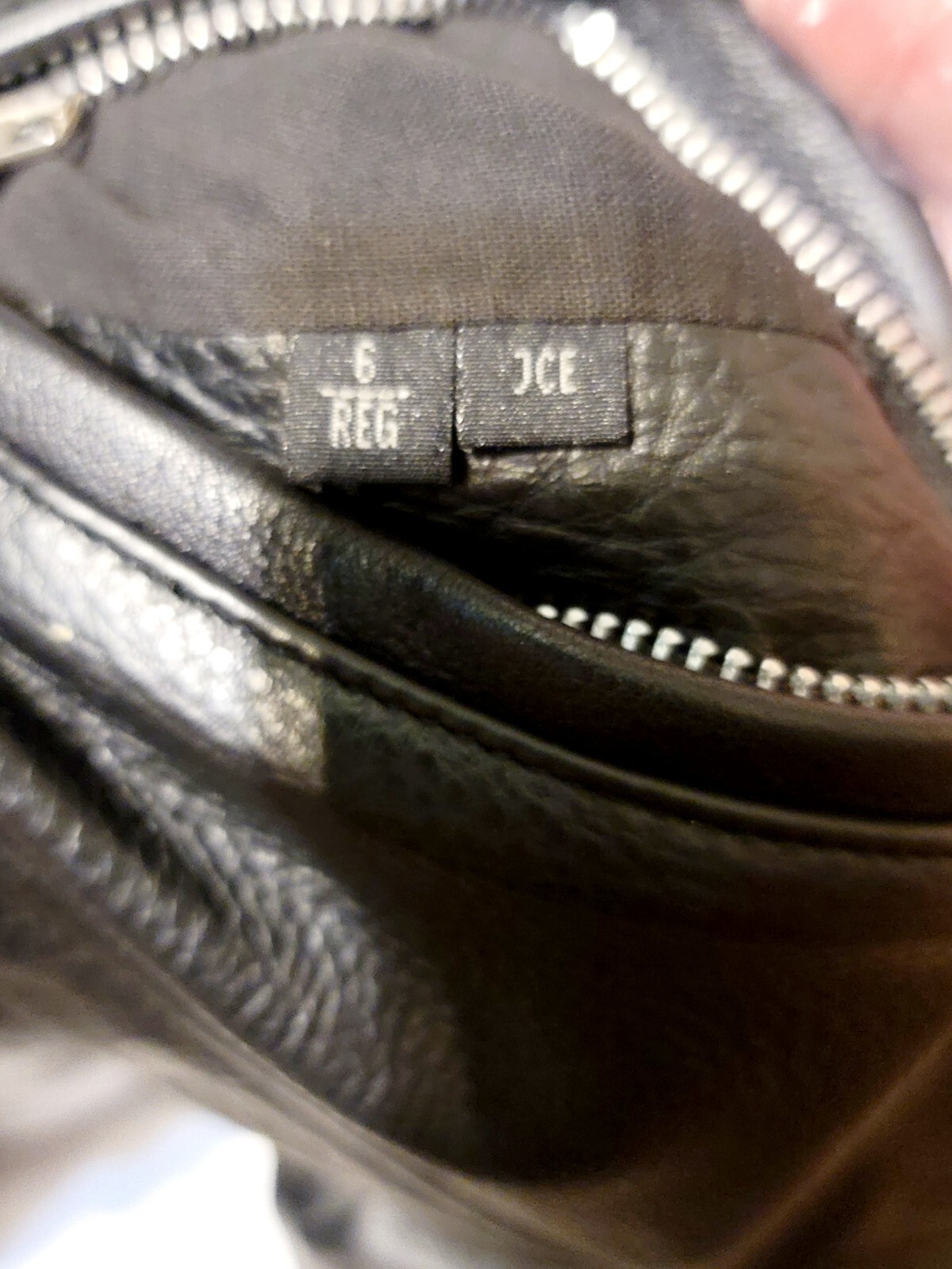 EXCELLED New York Vintage Women’s Sz 6 Leather Biker Moto Jacket 20849 YKK Black