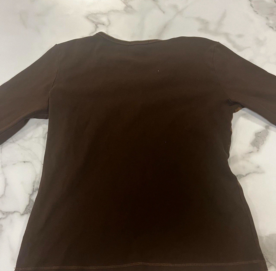 Blue Canyon Vintage Top Shirt Coffee Shop Chocolate Print, 2000s Y2K