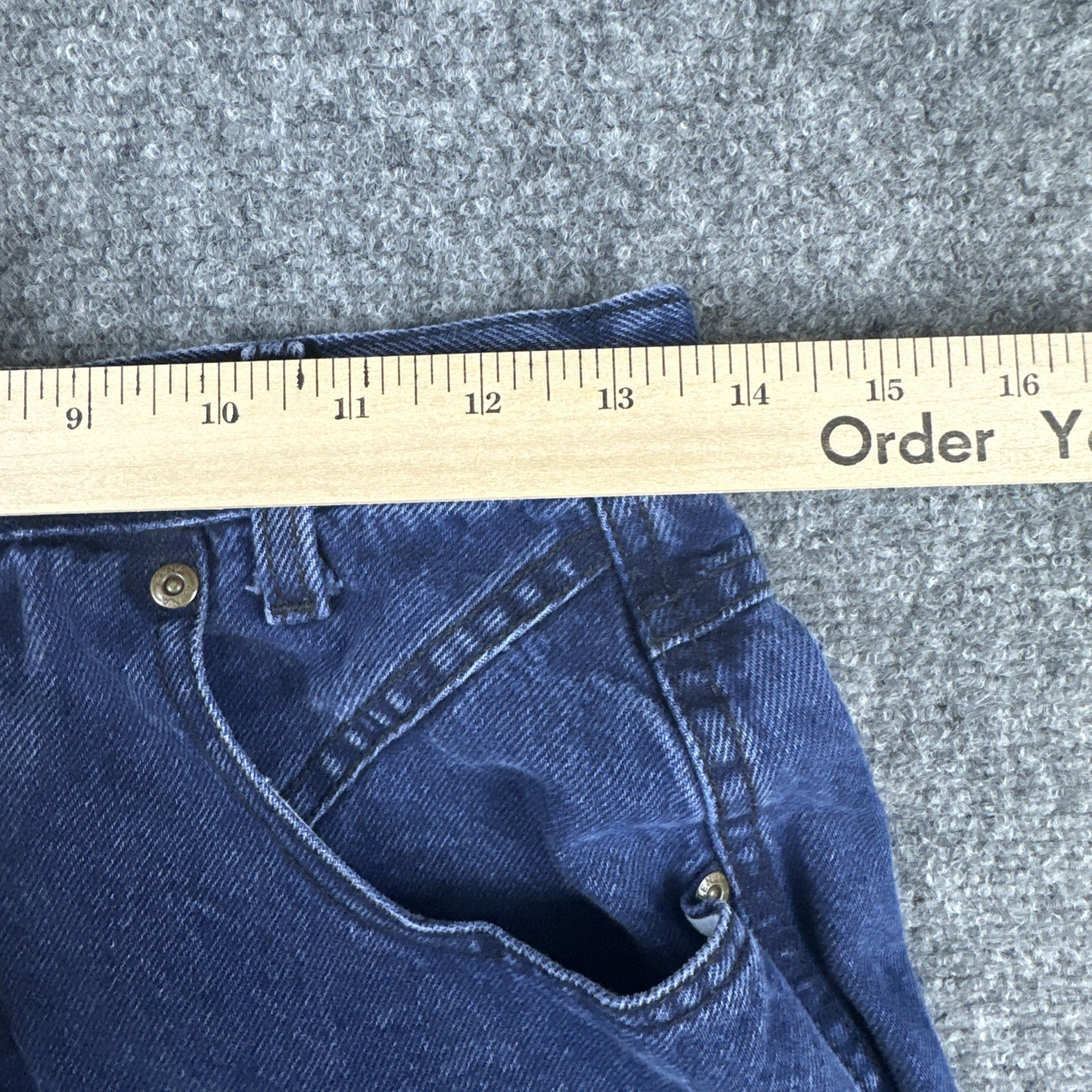 Zena Jeans Denim 80’s Western Style Jeans Junior’s 9 High Rise Tapered Vintage