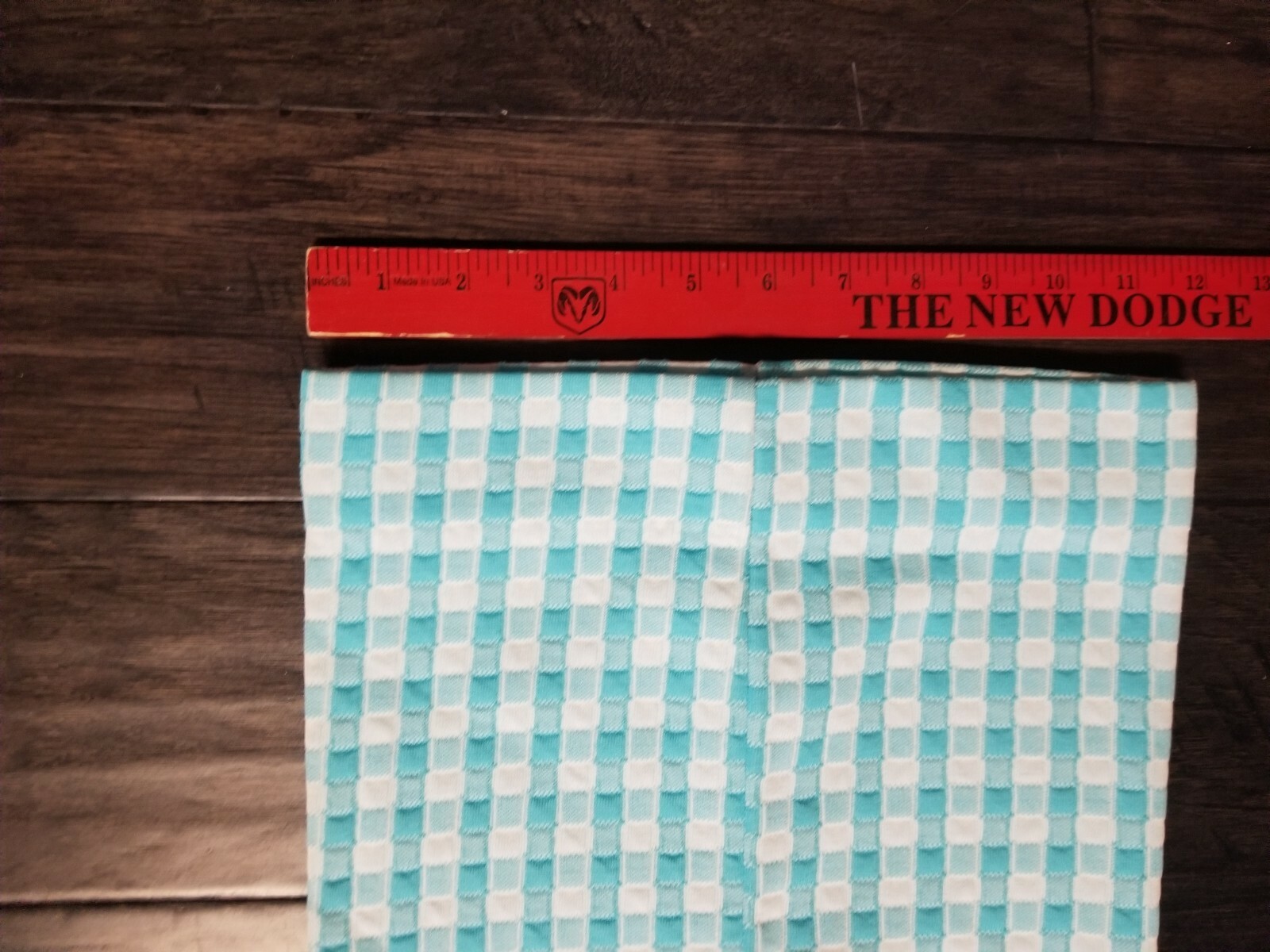 VTG 60s-70s JANE COLBY WOMEN POLYESTER BELL BOTTOM PANTS BABY BLUE WHITE CHECKED