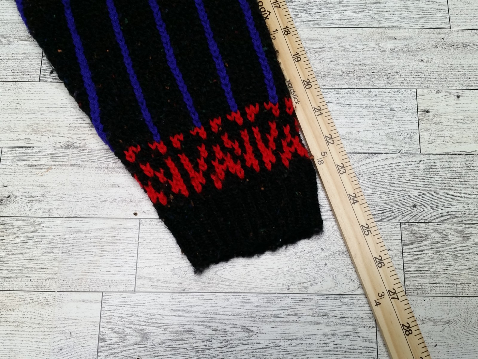 Vintage Kitty Hawk Vivian Wang Sweater Abstract Colorful 90s Grandmacore Size L