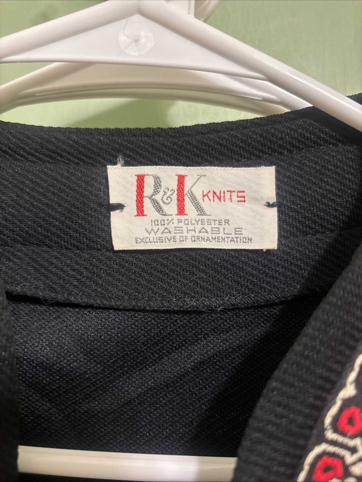 Vintage R & K Knits Embroidered Duster Coat 19 Ptp Length 40 With Floral Border