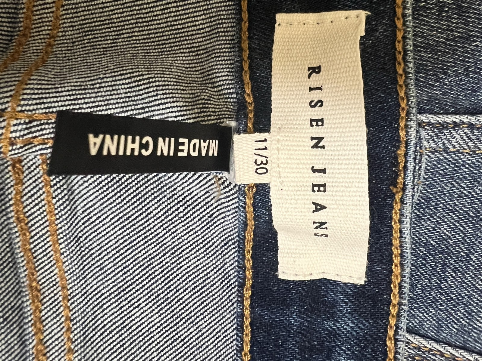Risen Jeans Womens High Rise Wide Leg Cropped Distressed Raw Hem Denim 30