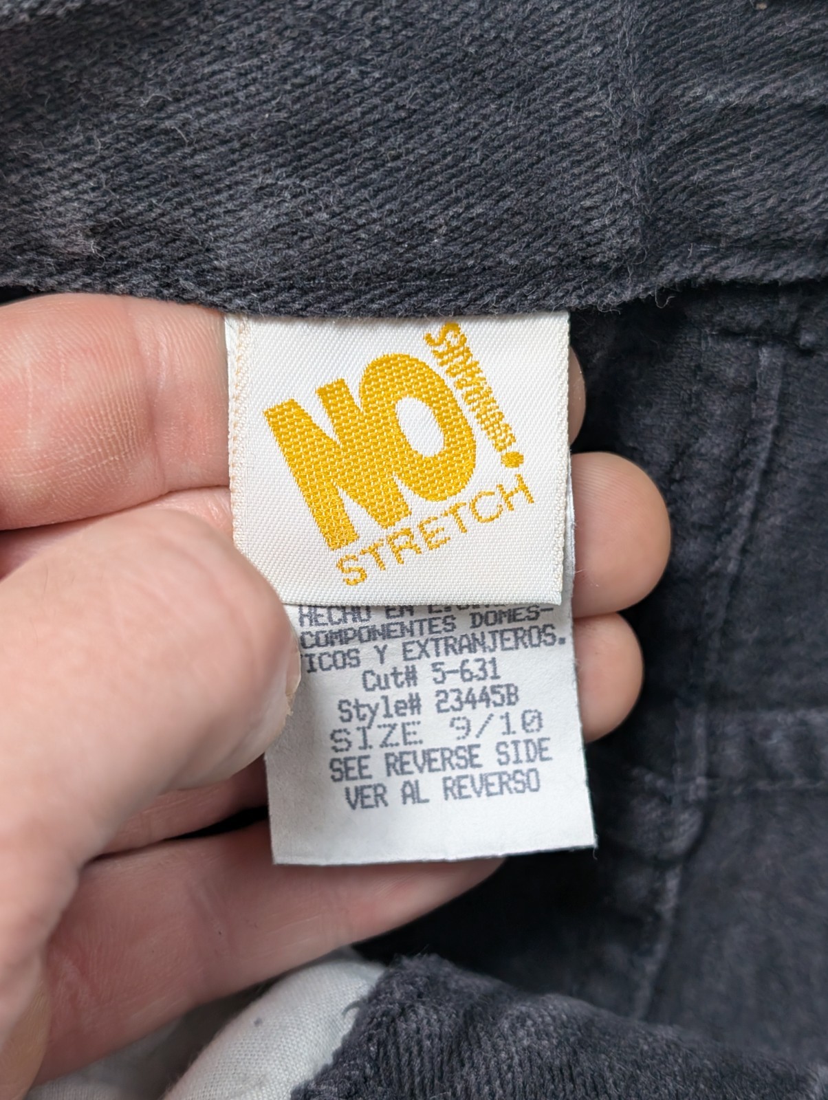 Vtg. 1980s-1990s Women’s No Boundaries Black Slim Fit No Stretch Jeans Size 9/10