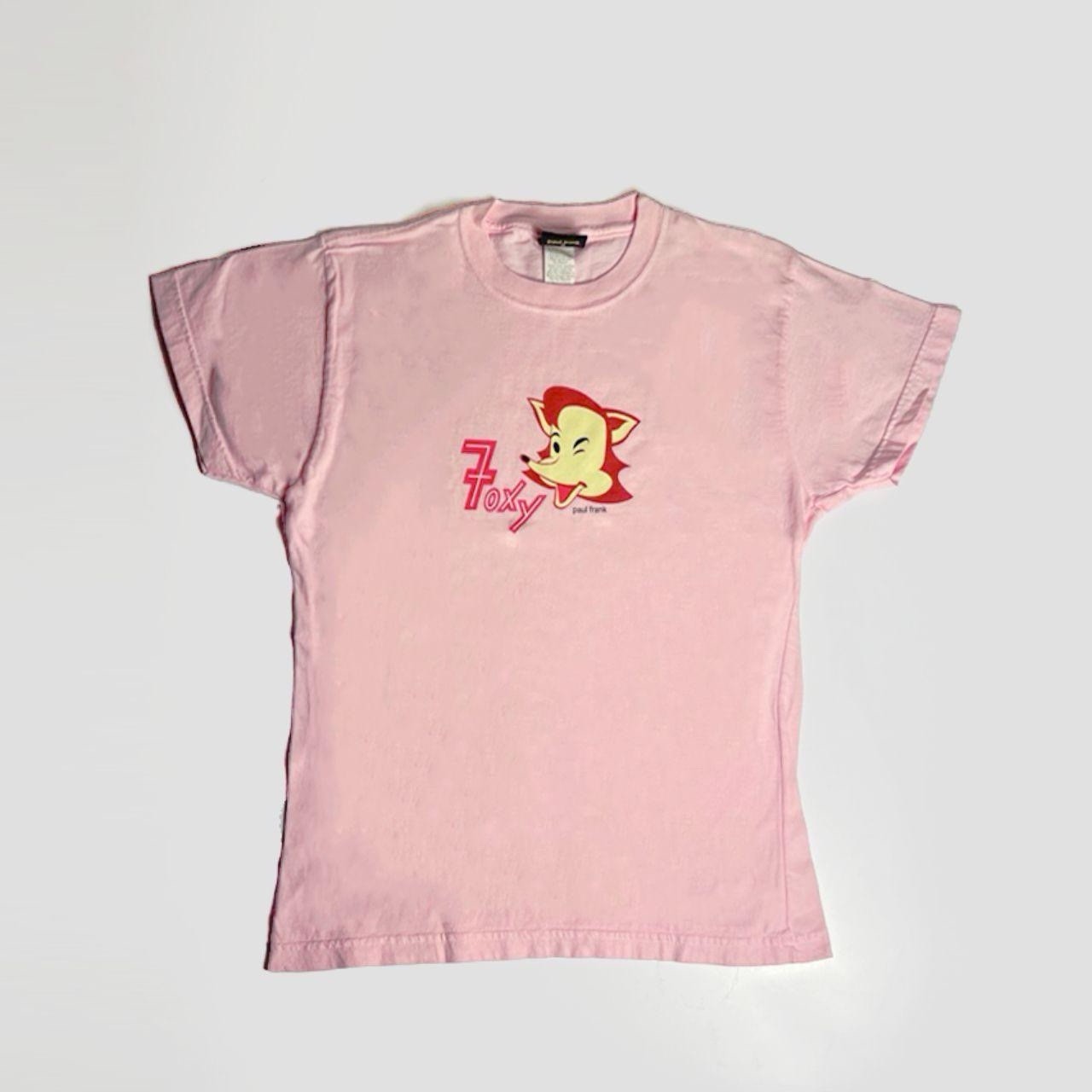 FOXY FOX VTG early 2000S PAUL FRANK T-SHIRT Y2K Retro Size M