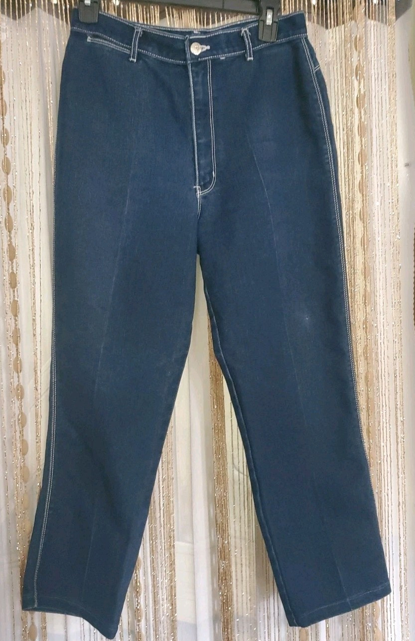 80s Gitano Mom Jeans W28 Inseam 25 Dark Denim Pre-loved