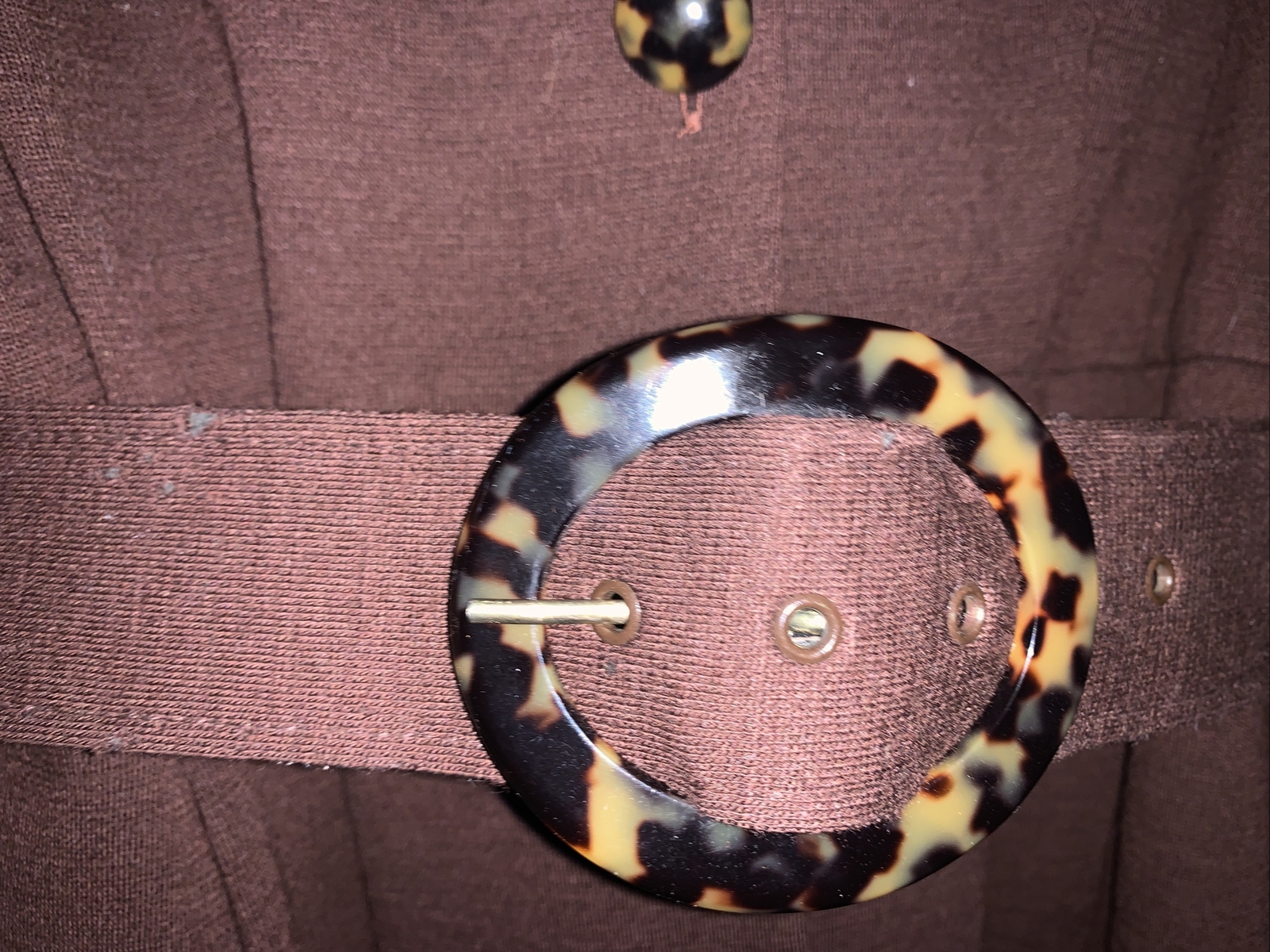 VTG Brooks Brothers Size 4 Virgin Wool Dress Brown Career Pockets Lined Belted