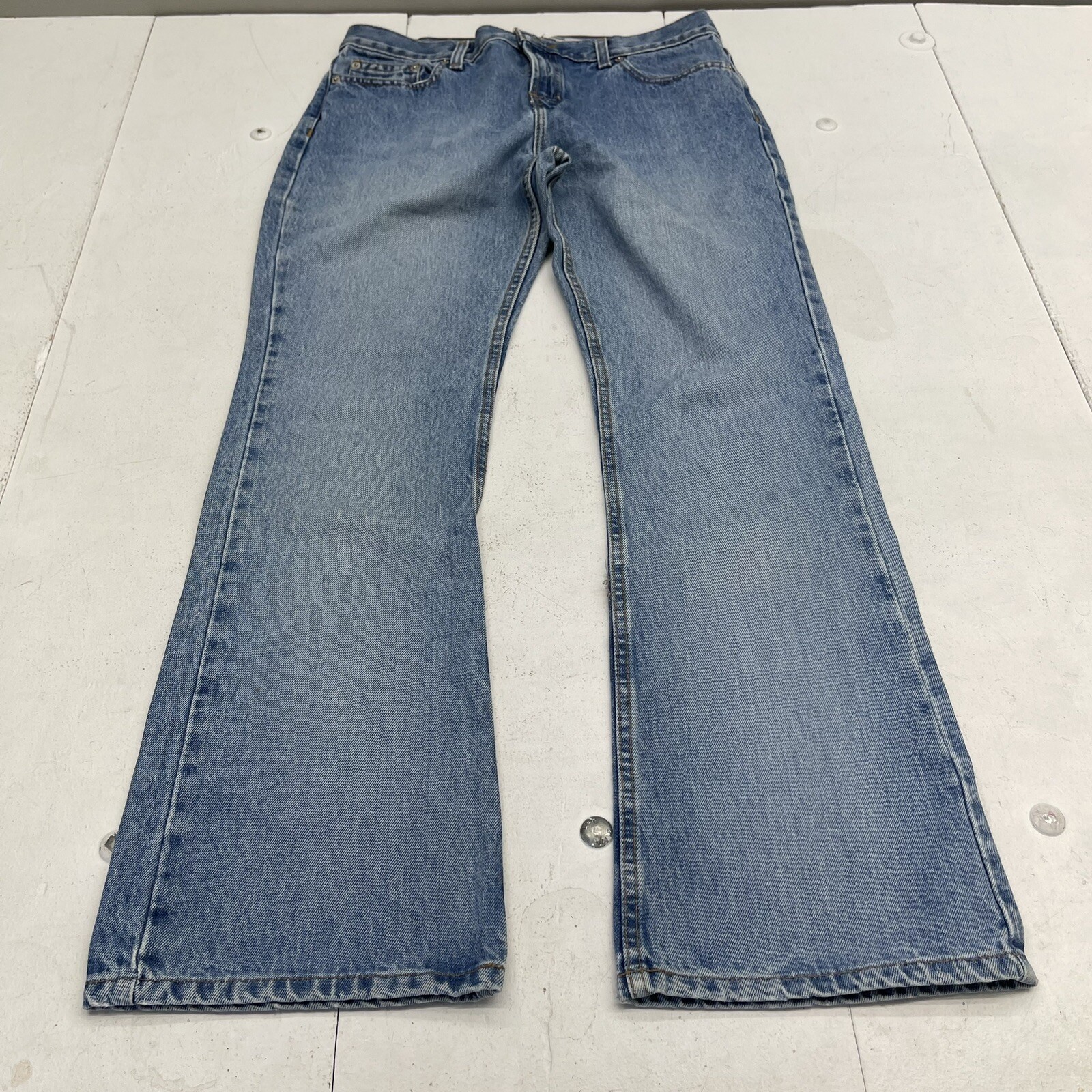 Vintage Old Navy Blue Below The Waist Denim Bootcut Jeans Women’s Size 10