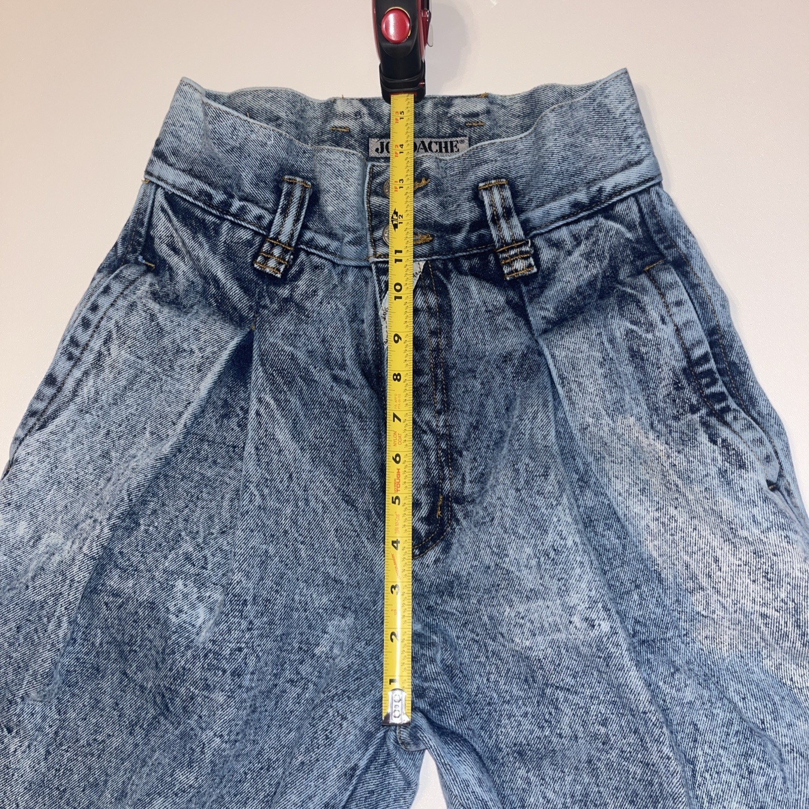 Vintage 80’s Jordache Acid Wash Jeans High Waist Pleated Pockets Very Nice