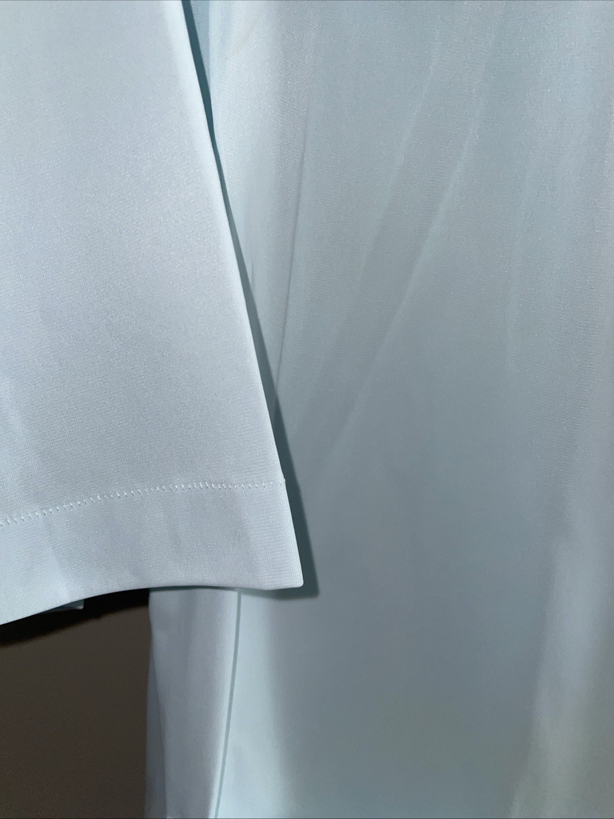 WOMAN’S VINTAGE SHADOW LINE SHADOWLINE Small Blue BUTTON UP SILKY GOWN