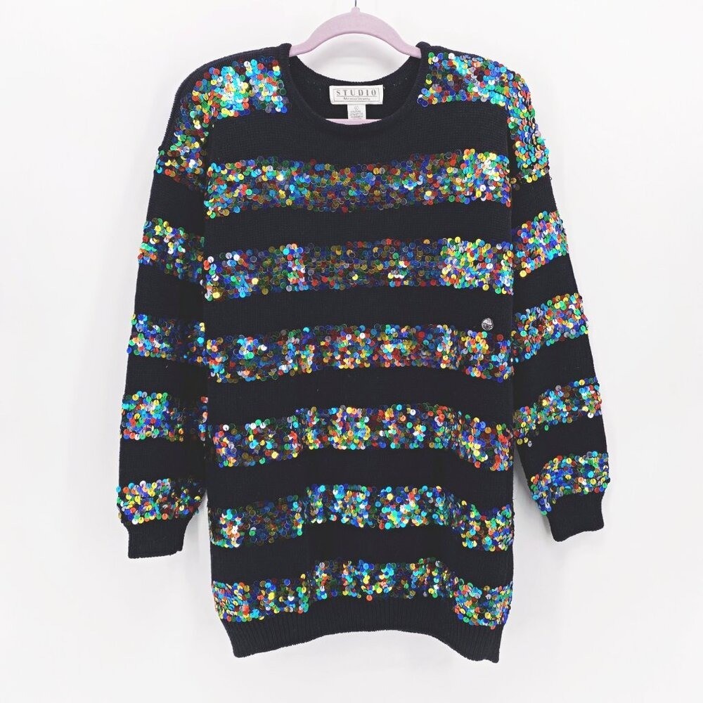 Studio Michelle Stuart Vintage 80’s Sequin Sweater