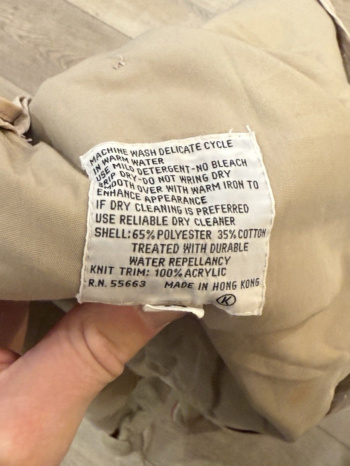 Vintage Foxland By Lanson Tan Khaki Jacket Women’s Size 16 Stains Shown Workwear