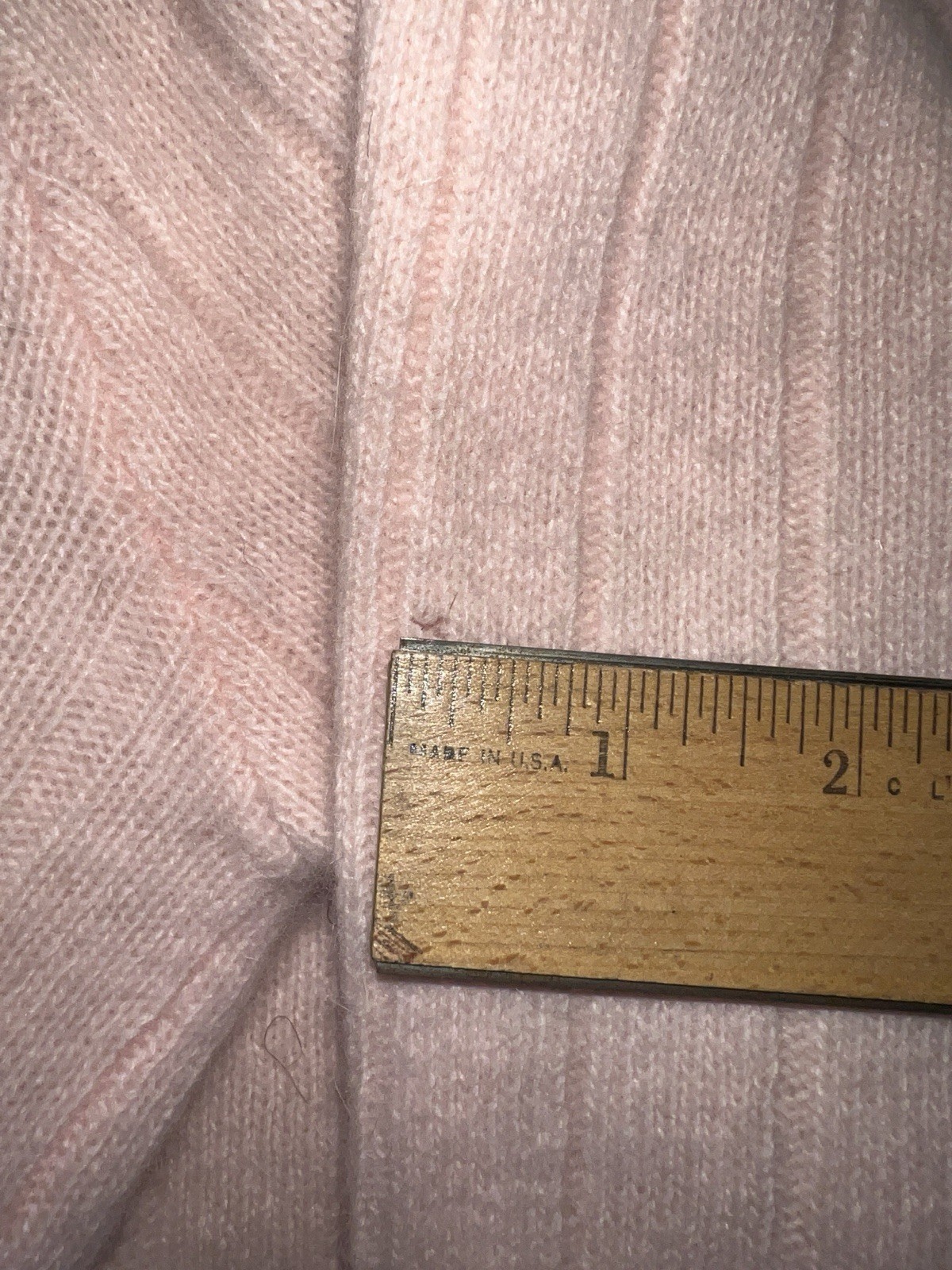 CASUAL CORNER 80’s Vintage 90s Angora Pearls Lambswool Cardigan Sweater M Pink