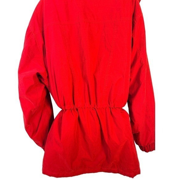 Woolrich Vintage Red Hooded Parka Jacket Women XL Ski Snowboard Cabincore Coat