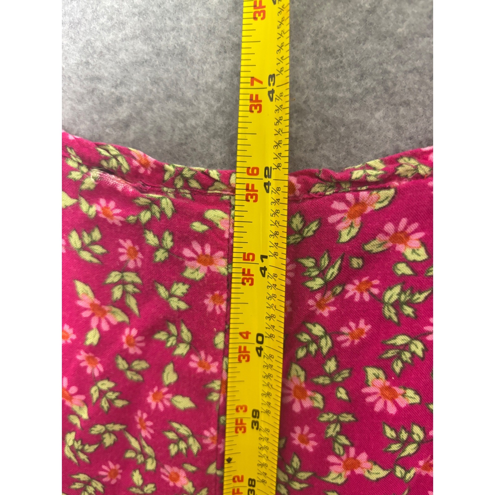 Vintage Schemes Floral Rayon Slip Dress Women M Pink Sleeveless Midi Y2K Cottage