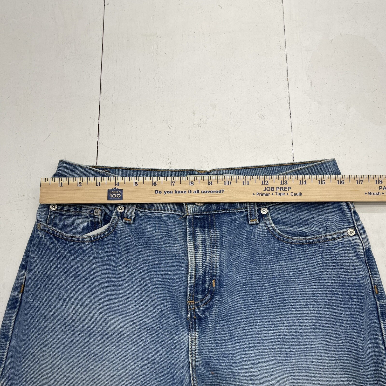 Vintage Old Navy Blue Below The Waist Denim Bootcut Jeans Women’s Size 10