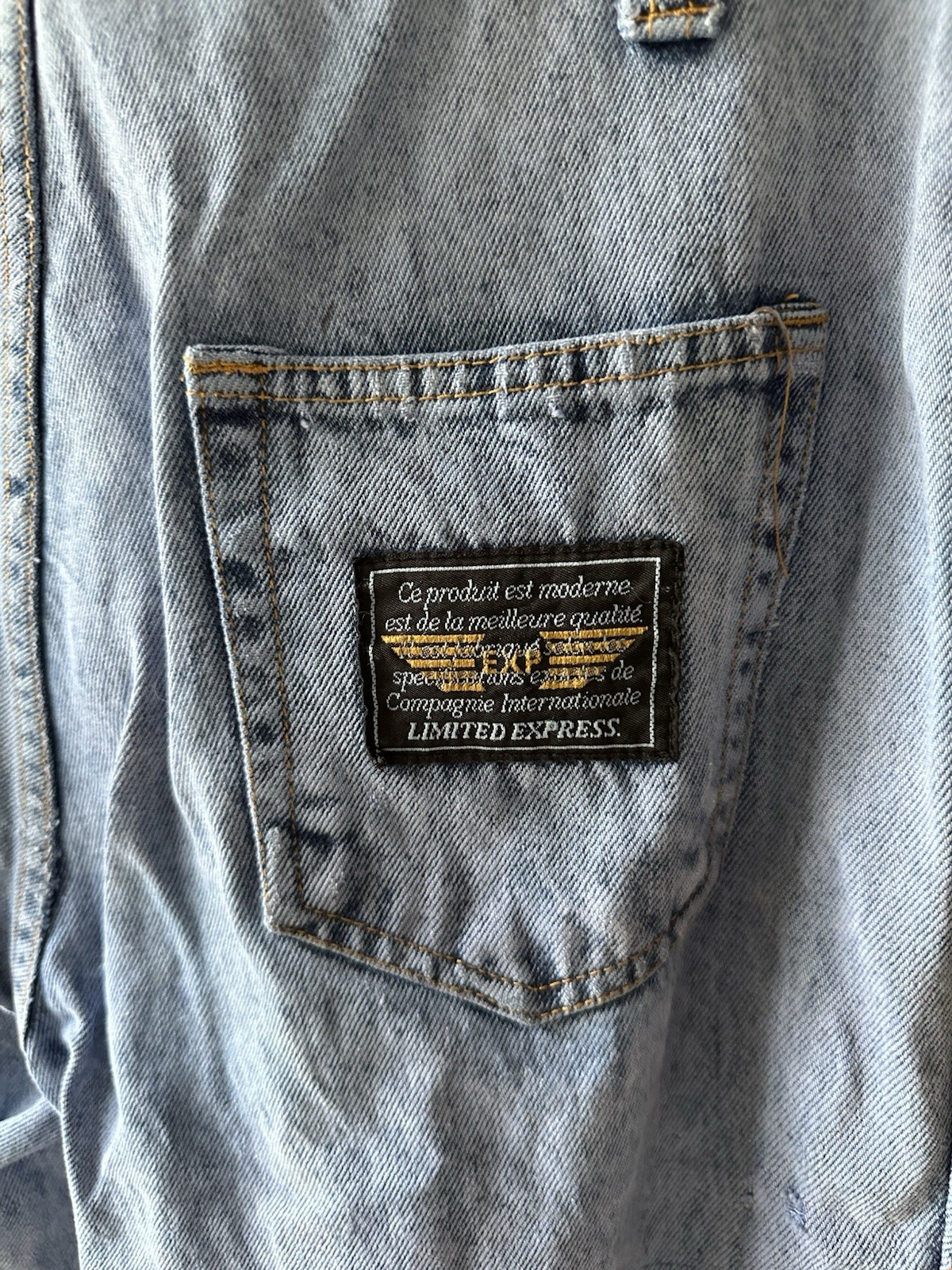 Vintage High Waisted Jeans Limited Express Hong Kong Japan Denim Small