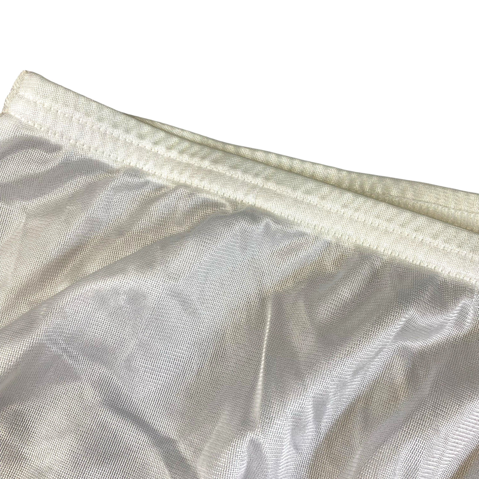 5 Pr NWT Vanity Fair Size 6 High Waist White Silky Nylon Panties Lace Panels VTG