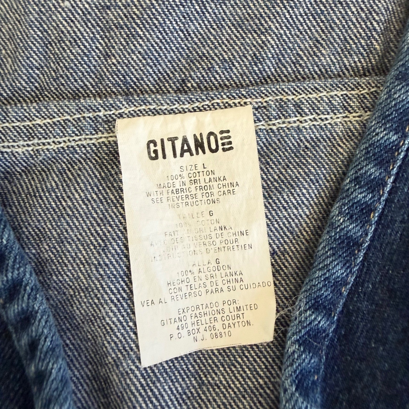 90s Vintage Blue Denim Zip Up Vest Utility Pockets Cotton Safari Y2K V Neck