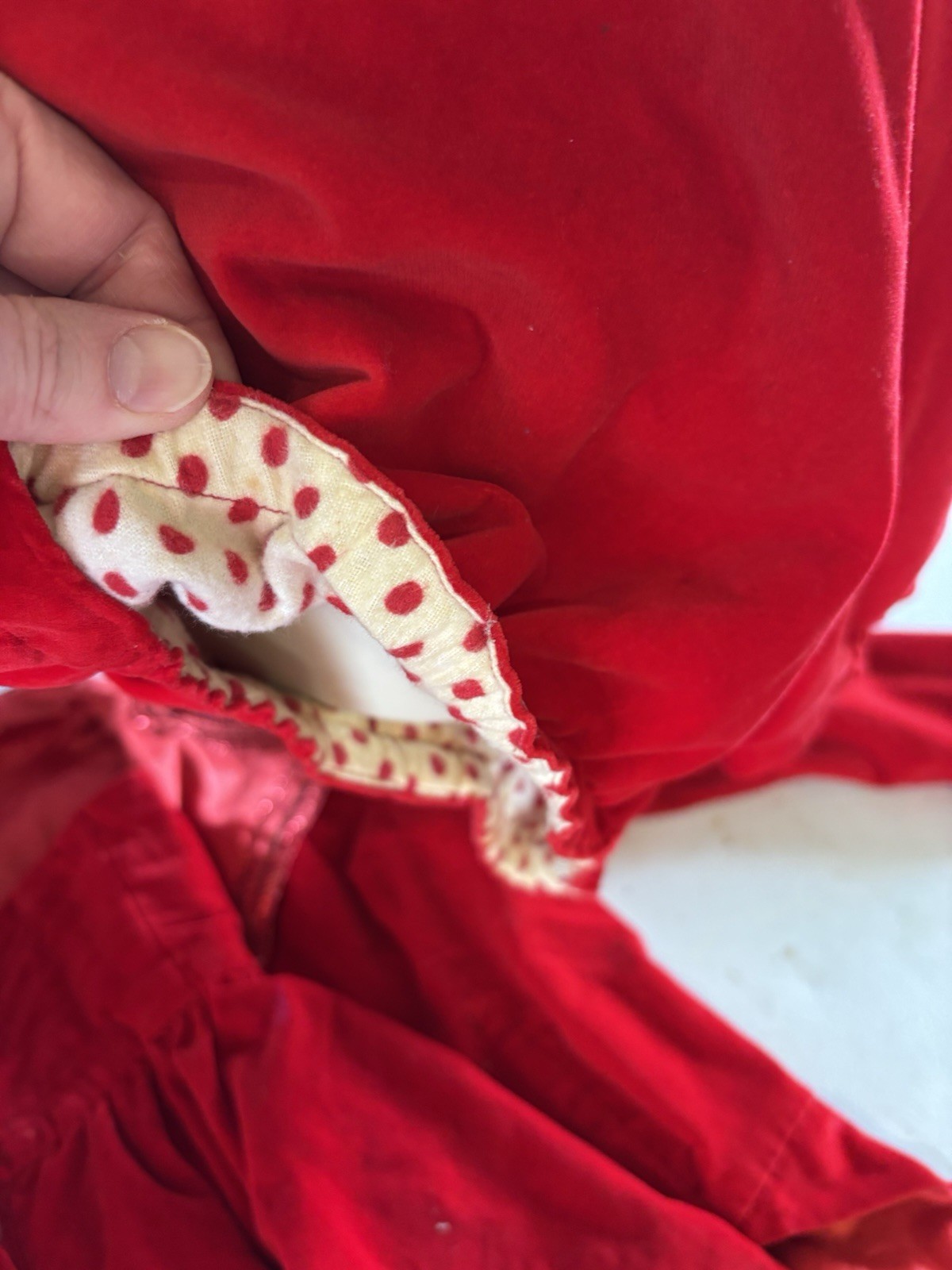 VTG 50s MAJORETTE PARADE COSTUME SKIRT BLOOMERS JACKET Red Velvet Tails B32 W24