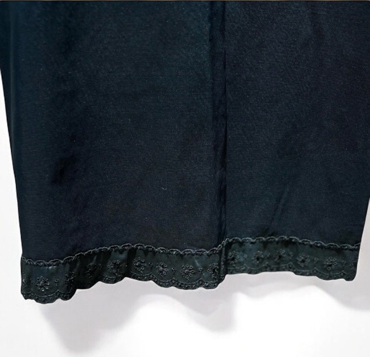 🌻VINTAGE 70’s Stoneswear Black Slip Chemise Size 36