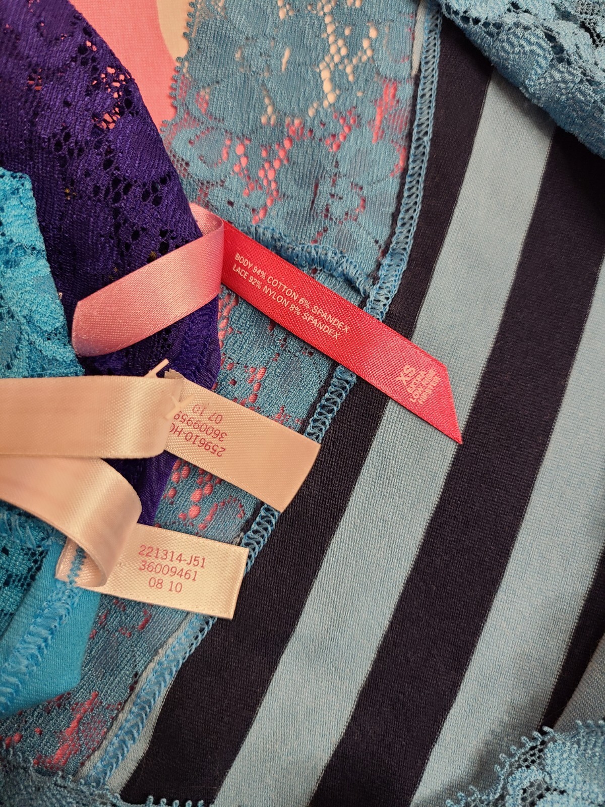 Y2K Vtg VS PINK 3pk Extra Low-rise Hipster Panties Size XS 💙