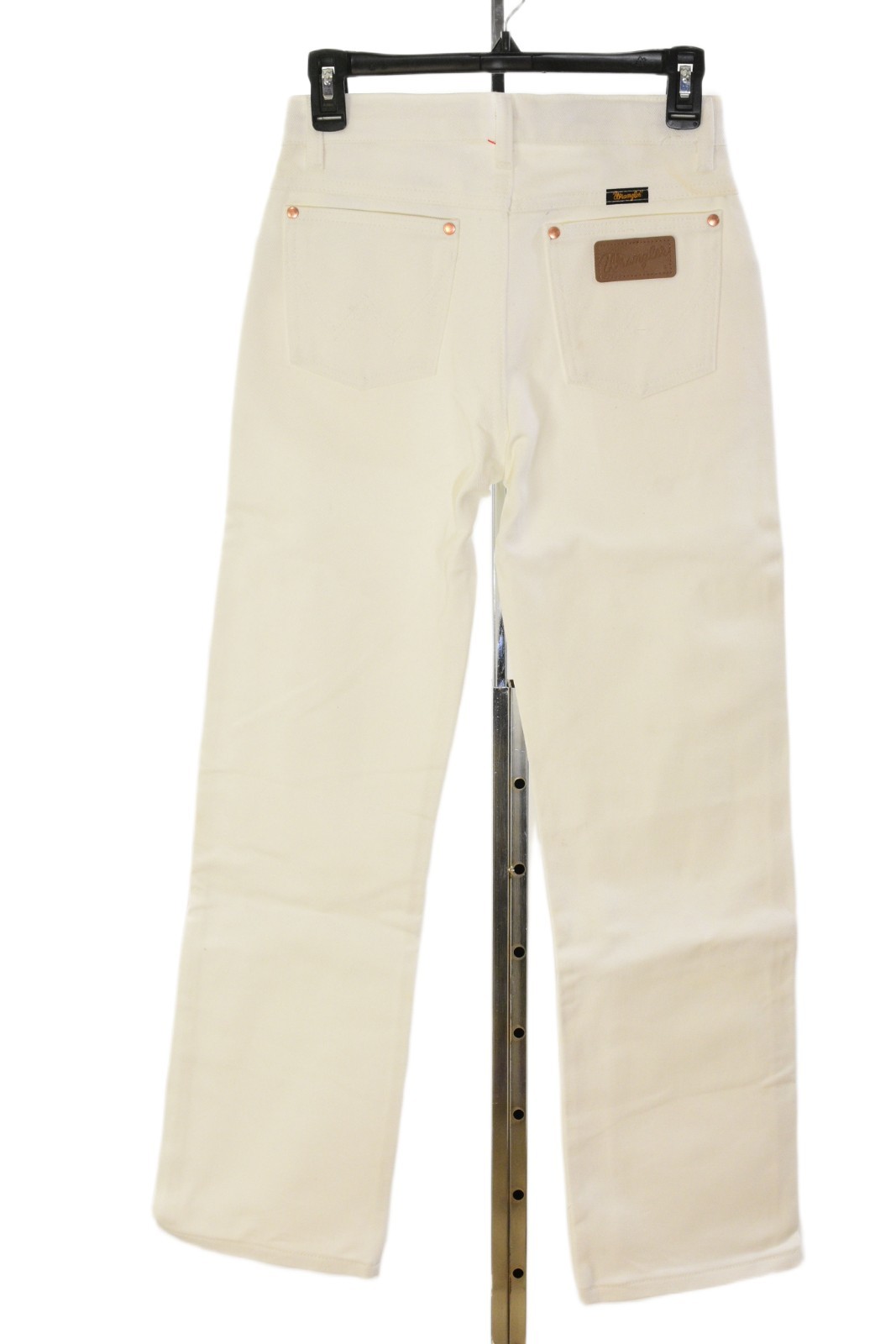 90s Vintage Wrangler Women Jeans White High Rise Stovepipe Leg Denim Size 0